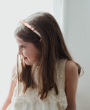 Unicorn Glitter Headband, Peach