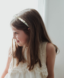 Unicorn Glitter Headband, Ivory