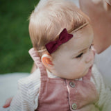 Petal Bow, Burgundy