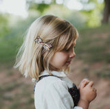 Petal Bows, Liberty of London Blue/Brown Florals Bundle Set