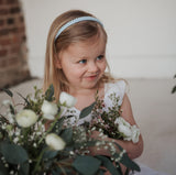 Mini Pom Pom Headband, Ivory