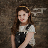 Mini Pom Pom Headband, Ivory