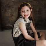 Mini Pom Pom Headband, Mustard