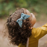 Baby Tied Bow, Liberty Magenta Floral