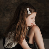 Petal Bow, Liberty Blue/Orange Floral