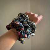 NEW! Scrunchies, Liberty of London Blue/Olive Florals Bundle Set
