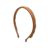 Mini Pom Pom Headband, Peach