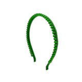 Mini Pom Pom Headband, Kelly Green