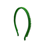 Mini Pom Pom Headband, Kelly Green