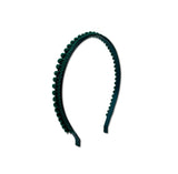 Mini Pom Pom Headband, Hunter Green