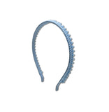 Mini Pom Pom Headband, Baby Blue