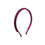 Mini Pom Pom Headband, Orchid
