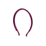 Mini Pom Pom Headband, Orchid