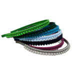 Mini Pom Pom Headband, Kelly Green
