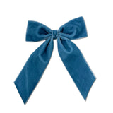 Big Velvet Bow, French Blue