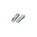 Liberty Bar Clips in Blue/Sage, set of 2