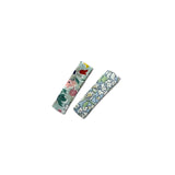 Liberty Bar Clips in Blue/Sage, set of 2