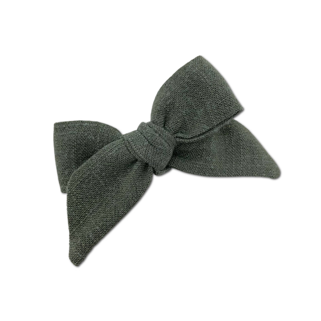 Baby Tied Bow, Olive