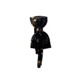 Liberty Bow Headband, Black/Gold Floral