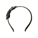 Liberty Bow Headband, Olive Floral