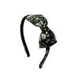 Liberty Bow Headband, Olive Floral