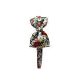 Liberty Bow Headband, Pink Daisies
