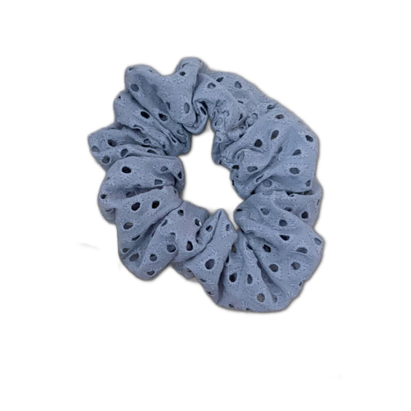 Scrunchie, Blue Eyelet