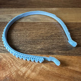 Mini Pom Pom Headband, Baby Blue