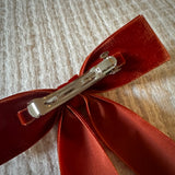 Mademoiselle Velvet Bow, Rust