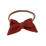 Baby Tied Bow, Cinnamon