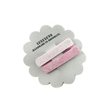 Unicorn Glitter Pink Bar Clips, set of 2
