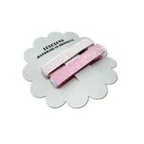 Unicorn Glitter Pink Bar Clips, set of 2