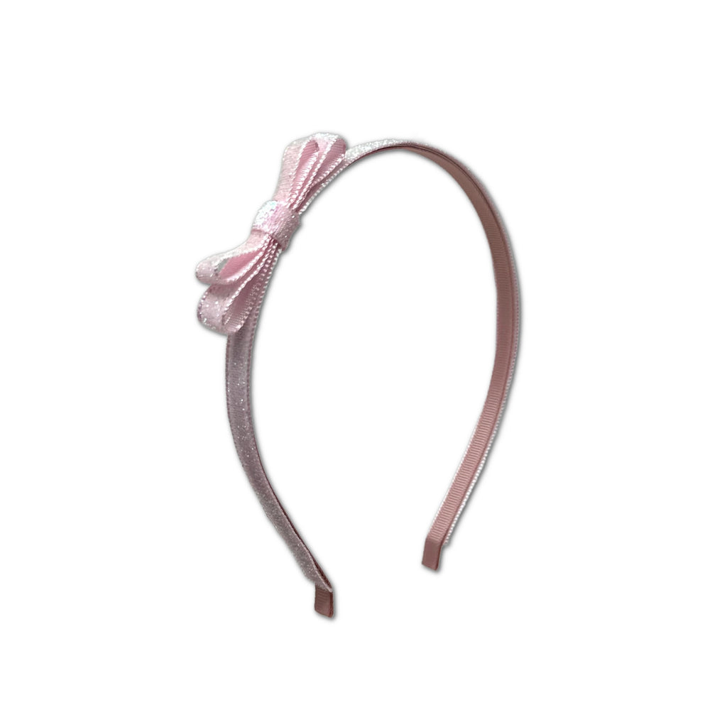Unicorn Glitter Headband, Baby Pink