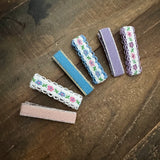 Embroidered Ribbon Bar Clips, Bundle Set