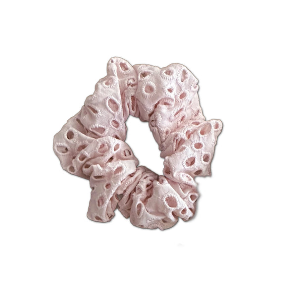 Scrunchie, Blush Eyelet