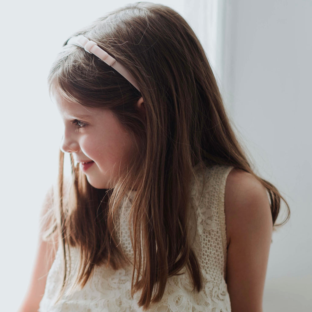 Velvet Headband, Blush