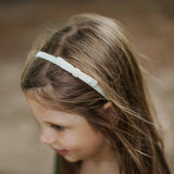 Velvet Headband, Ivory