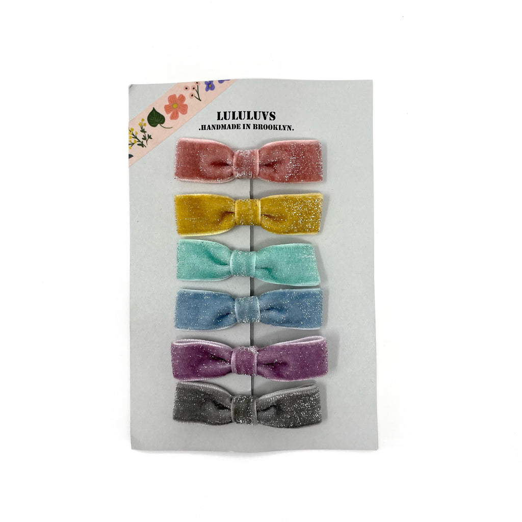 Shimmer Velvet Bows, Bundle Set