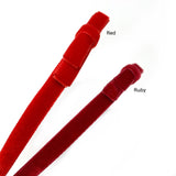 Velvet Headband, Red