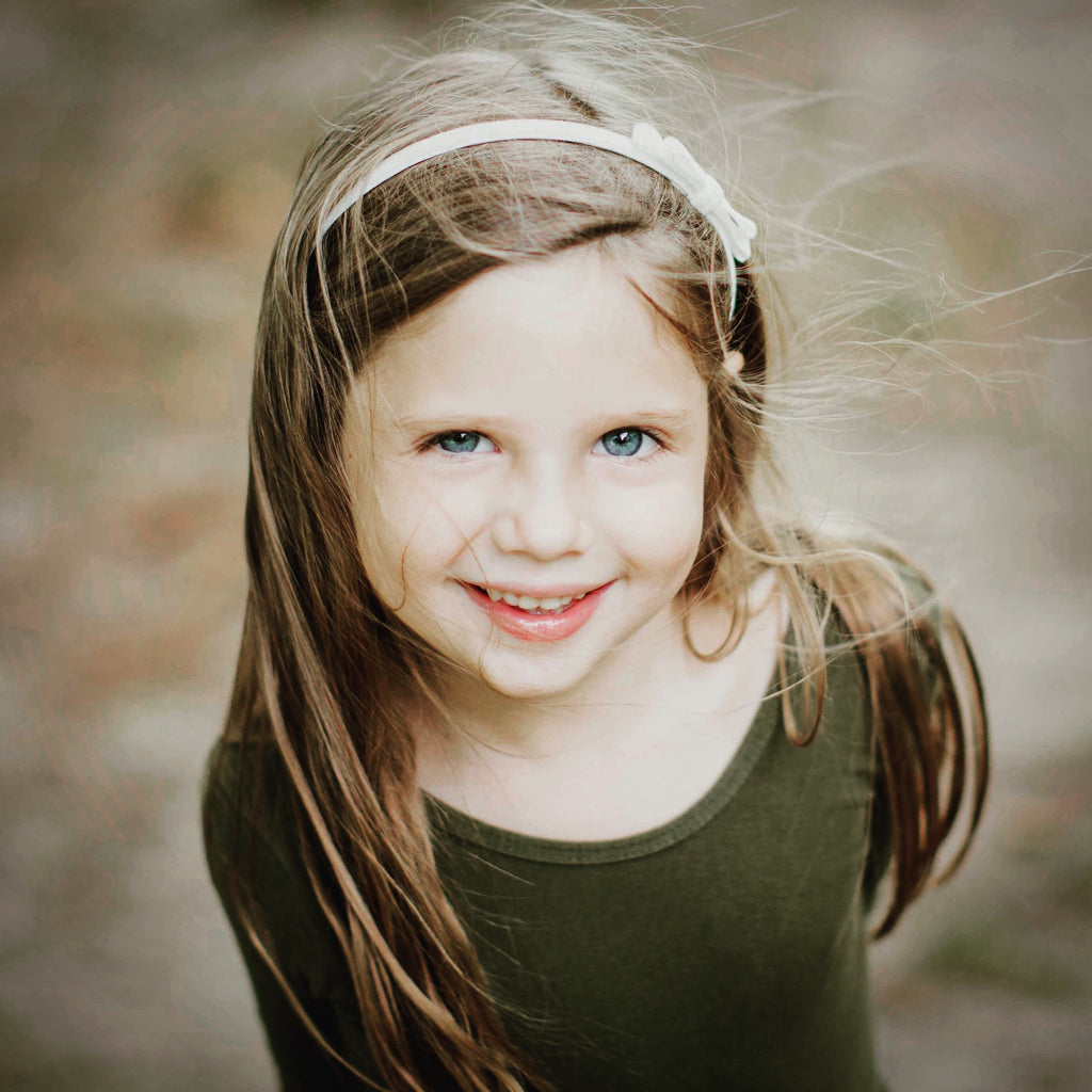 Velvet Headband, Ivory