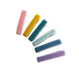 Velvet Bar Clips, Sweet Macarons Bundle Set
