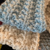 READY TO SHIP! Kids Mini Cameron Scarf, Glacier/Snow