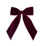 Big Velvet Bow, Burgundy