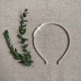 Velvet Headband, Ivory