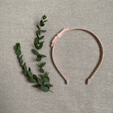Velvet Headband, Blush
