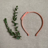 Velvet Headband, Peach