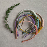 Velvet Headband, Peach