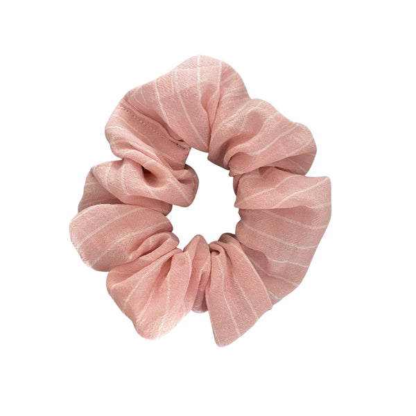 Love146 Pink Stripe Scrunchie