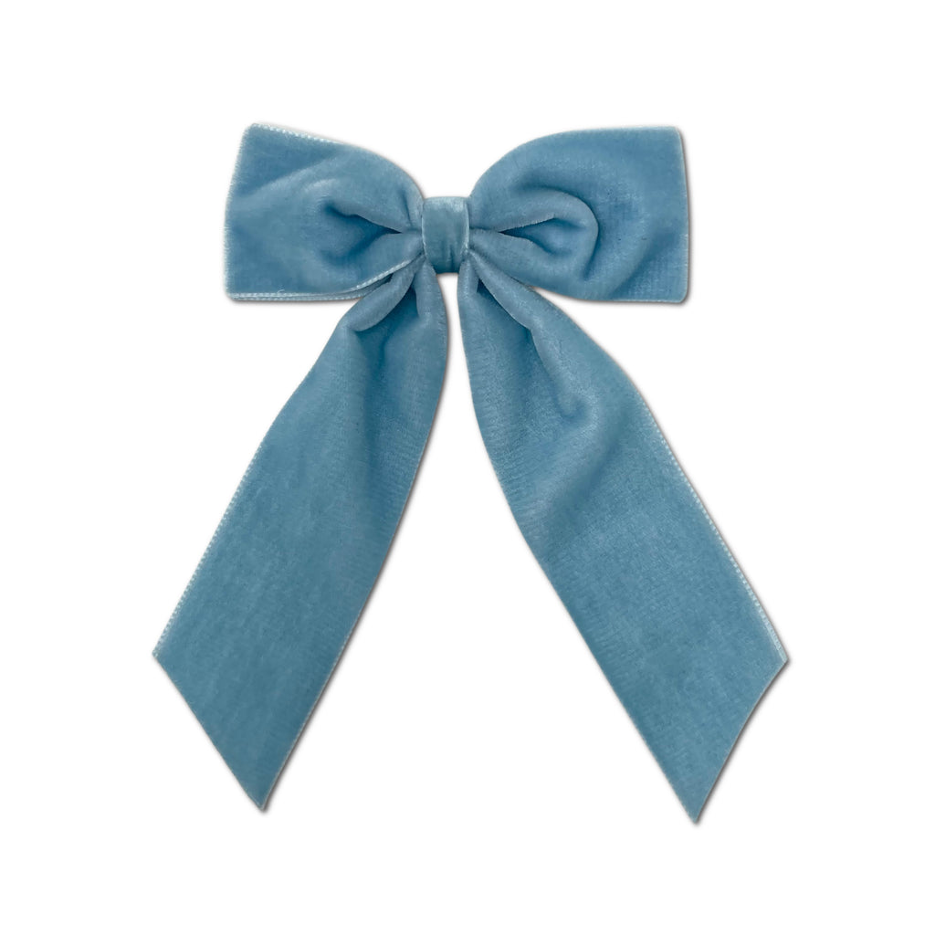 Big Velvet Bow, Dusty Blue