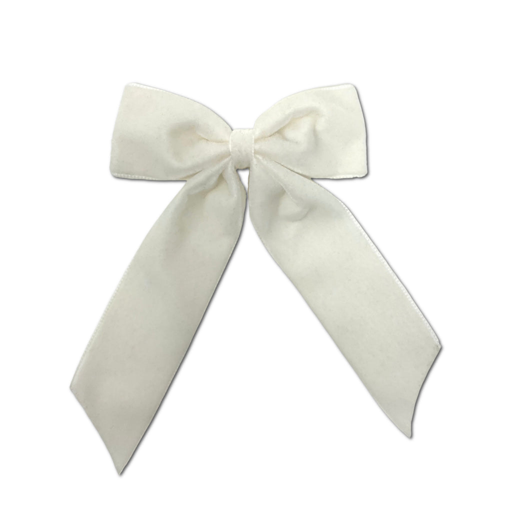 Big Velvet Bow, Ivory